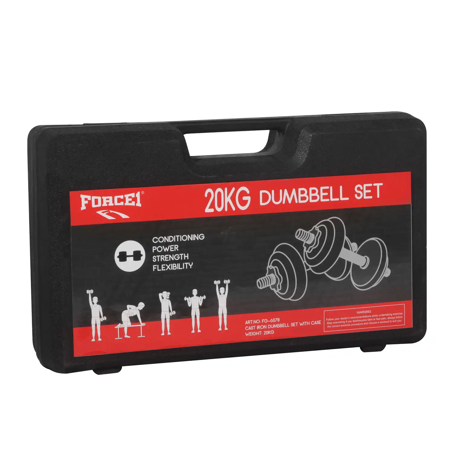 Σετ Βάρη σε Θήκη 20kg FG-6078