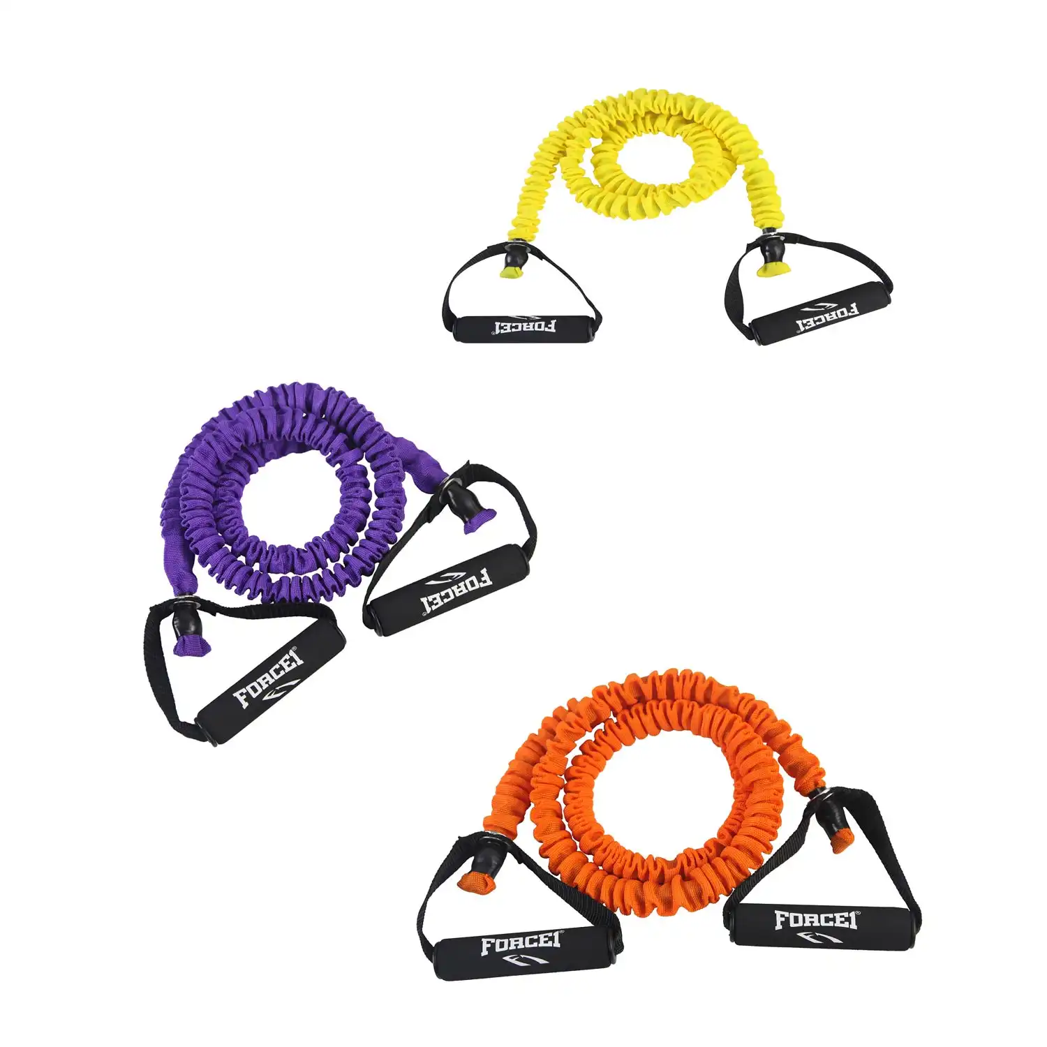 Λάστιχα Αντίστασης με Επένδυση SET (Light - Medium - Heavy)